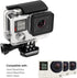 Waterproof Case for GoPro Hero 4 3 3+, 131ft Underwater Protective Housing Accessories Ideal for Scuba Diving, Snorkeling, Surfing, Dive Housing C...