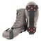 Ice Gripster Treads Nonslip Traction Cleats for Snow and Ice, Anti-Slip Overshoe Crampons with Adjustable Cinch Cord, 10 Carbon Steel Studs for Se...