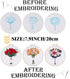 3 Sets Embroidery Starter Kit, Cross Stitch kit for Beginners DIY Adult Kids, Floral Embroidery kit with Bouquet Pattern, 3 Embroidery Fabric and ...