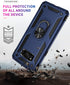 Samsung Galaxy S8 Case with HD Screen Protectors (NOT fit S8 Plus), Androgate Military-Grade Metal Ring Holder Kickstand 15ft Drop Tested Shockpro...