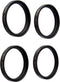 Vivitar 40.5mm Close Up Lens Set +1 +2 +4 +10 Black...