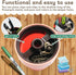 Cocone scissors in the shape of a flowerpot The scissors you won't lose Pen Stand Durable Extraordinarily sharp to cut Made in Japan. (Leaf)...