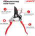 Pruning Shears for Gardening 5/8" Tree and Branch Garden Clippers - Plant Cutter Scissors with PTFE Resist-rust, Non-stick Coating Steel Blades, H...