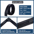 Barry.Wang Ratchet Belt Buckle Strap Replacement 1 3/8”,Leather Belt Straps for 40MM Slide Click Buckle,Trim to Fit...