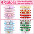 Wutubug 300PCS Glass Beads for jewelry Making, 8mm Glass Beads Bracelet Making Kit for Girls, Round Crystal Beads for Bracelets with Spacer Beads ...