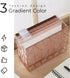 Y YOMA 6 Pack Gradient Hanging File Folders Letter Size Decorative Hanging Folder Pretty File Folder Organizer for Filing Cabinet Office Home with...