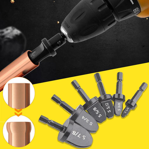 Yu&Yang 6pcs Bits Set HVAC Tools Swaging Tool HVAC Copper Pipe Expander Tool with 6pcs Bit Holder Key Chain...