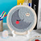 Punch Needle Embroidery DIY Moon and Stars Cross Stitch Hoop Craft Kits Handcraft Embroidery...