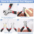 Jewelry Pliers, End Cutting Pliers End Nippers for Zipper Install Stops Repair...