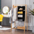 Hanging Closet Organizer, 4-Shelf Closet Hanging Storage Shelves, Black...