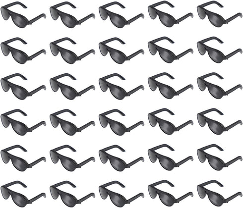 Toddmomy Mini Doll Glasses Mini Sunglasses 80Pcs Doll Sunglasses Black Mini Glasses for doll sunglasses Dolls black sunglasses...