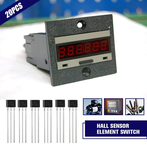 SING F LTD 20Pcs 49E OH49E SS49E Linear Hall Effect Sensors S49E TO-92 3 Pins Sensor Element Switch for Electric Vehicle Motor Repair...