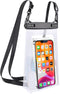 Large Waterproof Phone Pouch Universal Phone Waterproof Case for iPhone 15 14 13 12 Pro Max Galaxy S22 S21 IPX8 Water Proof Dry Bag with Wide Lany...