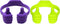 HONSKY Thumbs-Up Phone Stand for Tablets, E-Readers and Smart Phones – Green/Purple – 2 Count...