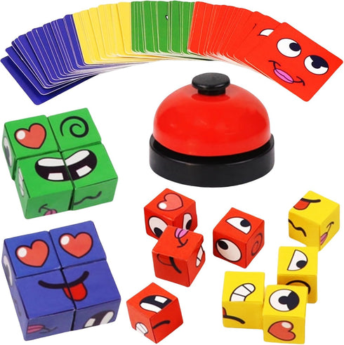 Face Changing Magic Cube Game,Face Blocks Game,Face Change Cube Game,Expressions Matching Block,Puzzles Building Cubes Toy,Educational Puzzles Toy...