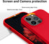 OTOFLY Designed for iPhone 14 Pro Case, Silicone Shockproof Slim Thin Phone Case for iPhone 14 Pro 6.1 inch (Red)...