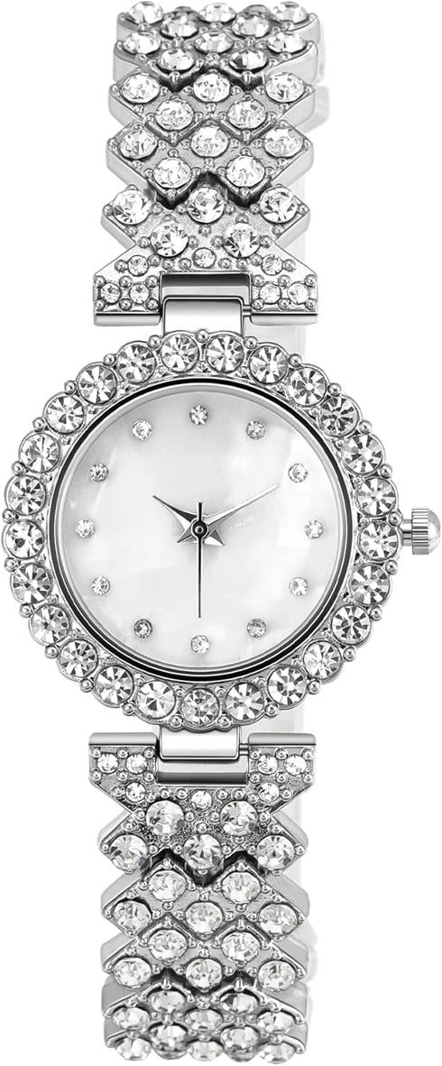 Clastyle Mother's Day Present Elegante Watch for Women Glitter Crystal Girls Bracelet Watch Gift for Mom...