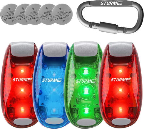 STURME LED Safety Light Strobe Lights for Daytime Running Walking Bicycle Bike Kids Child Woman Dog Pet Runner Best Flashing Warning Clip on Small...