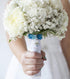 An Angel For The Bride Something Blue and Silver Tone 1 x 1 Zinc Metal Bouquet Charm...