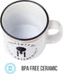 Silver Buffalo Star Trek NCC-1701 Property of The USS Enterprise Ceramic Camper Mug, 20 Ounces...