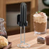 Rechargeable Milk Frother Handheld, Electric Foam Maker with with Wireless Charging Base Frother Drink Mixer with Stands for Coffee, Lattes, Cappu...