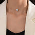 Boho Evil Eye Choker Necklace Vintage Evil Eye Necklace Choker Gold Demon Eye Necklace Chain Blue Eye Necklace Chain Protection Necklace Jewelry f...