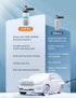 AstroAI Wide Neck Foam Cannon, with 1/4 Inch Quick Connector Plug to Pressure Washer, 1.0mm Orifice,1 Liter Capacity, Orange Lable...