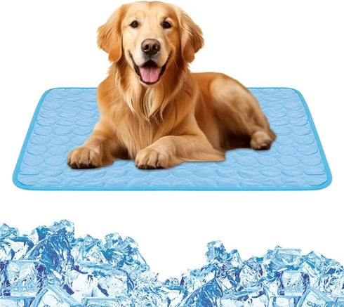 Dog Cooling Mat Cooling Pad Summer Pet Bed for Dogs Cats Kennel Pad Breathable Pet Self Cooling Blanket Dog Crate Sleep Mat Machine Washable...