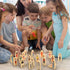 30 Pcs Wooden Community Helpers Toys Small Professionals Wooden Character Set Cute Career Blocks Wood People Figures for Classroom Open Ended Stem...