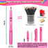 12 Colors Forever Pencil with Erase - Long Lasting Writing Infinity Pencil with Extra 12 Replaceable Heads, Never Sharpen Everlasting Inkless Penc...