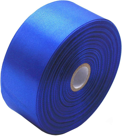 1.5" Single Face Satin Ribbon 50 Yards Roll for Gift Wrap Sewing Projects Crafting Projects DIY Bow Wedding Decoration (Sapphire Blue)...