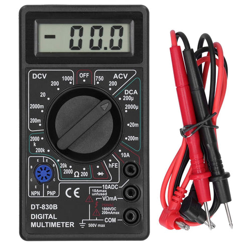 Digital Multimeter Tester, DT830B Electrical Voltmeter Ammeter, Portable Volt Multi Meter, Car Battery Tester Circuit Tester...