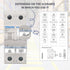 DC 2 Pole Miniature Circuit Breaker, 500V 50Amp, Thermal Magnetic Trip, 6KA Breaking Capacity MCB for Solar DC System, Ship, Solar Power Sysetm....