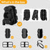 TUSITA Bike Seat Post Mount Compatible with Garmin Varia RCT715 - Round,D Shaped,Aero Seat Post Compatibility...