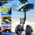 Kairiyard Car Phone Holder Mount, Car Rearview Mirror Phone Holder 360°Rotatable and Retractable Multifunctional Universal Cell Phone Mount Stand ...