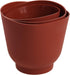 Norpro Silicone Bowl Set 3 Piece Red 1019R...