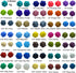 50pcs 14mm Silicone Polyhedron Pearl Beads Silicone Icosahedron Beads for Keychain Mom Necklace Making DIY Craft Jewelry Beading Accessory...