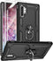 Androgate Samsung Galaxy Note 10+ Military-Grade Case with HD Screen Protectors & Metal Ring Holder Stand - Black...