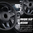 Car Steering Wheel Cover, 14 1/2-15 inch Non-Slip Soft Breathable Leather Automotive Steering Wheel Protecteor, Vehicle Accessories for Men Women,...