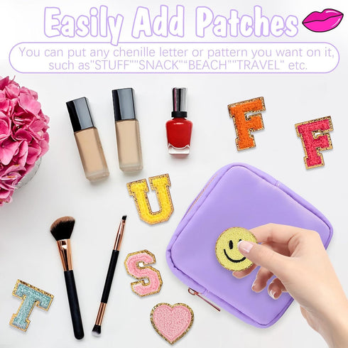 Makeup Bag for Women, Small Makeup Bag for Purse Travel Cosmetic Pouch with Zipper, Waterproof Toiletry Bag Personalized Make Up Bag, Ideal Gifts ...