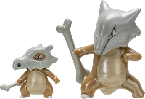 Pokémon Select Evolution 2 Pack - Features 2-Inch Cubone & 3-Inch Marowak Battle Figures - Authentic Details...