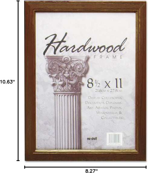 NuDell Certificate Frame | Frame for 8.5" x 11" Documents | Diploma frame | Picture Frames | Document Holder | Certificate Holders | Document Fram...