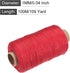 MECCANIXITY Twisted Mason Line Nylon Twine String Cord Red 100M/109 Yard 1MM Dia for Netting, Landscaping, Home Improvement, DIY Projects, Craftin...