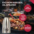 Evo 18/8 Stainless Steel Oil Sprayer, Non-Aerosol for Olive Oil, Cooking Oils, and Vinegars, Silver, 16-Ounce Capacity...