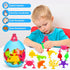 Toddler Suction Bath Toys: 18PCS Ocean Silicone Suction Cup Toys with Eggshell & Bag No Hole Mold Free Bathtub Shower Toys for Kids Ages 1-3 4-8 S...