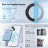 CloudValley Magnetic Card Wallet Holder Designed for iPhone MagSafe, Stretchy Lycra Double Pocket Credit ID Card Case for Back of iPhone 15 14 13 ...