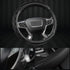 GIANT PANDA Steering Wheel Cover for GMC Sierra Acadia Terrain Yukon(3D Honeycomb-Black-Standard Size)...
