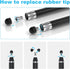 GUUGEI Stylus for Touchscreen,10-Pack Universal Compatibility Stylus Pens, Replaceable, Lightweight and Portable with High Precision for Tablets, ...