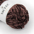 NICEEC 2 Skeins Soft Chenille Yarn Blanket Yarn for Knitting Fancy Yarn for Crochet Weaving DIY Craft Total Length 2×255m (2×279yds, 2×150g)_Coffe...