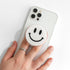 Magsafe Compatible Mobile Phone Grip Stand Holder Cute Smile Face Shape Expandible Collapsible for Kindle Smartphone Tablet Cell Phone Accessory (...